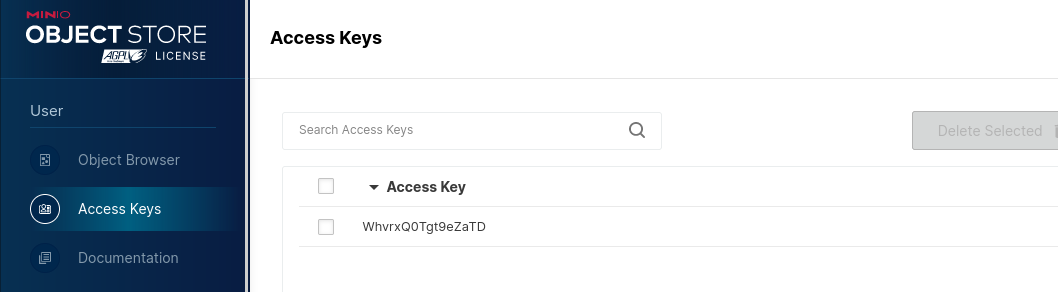 create an access key